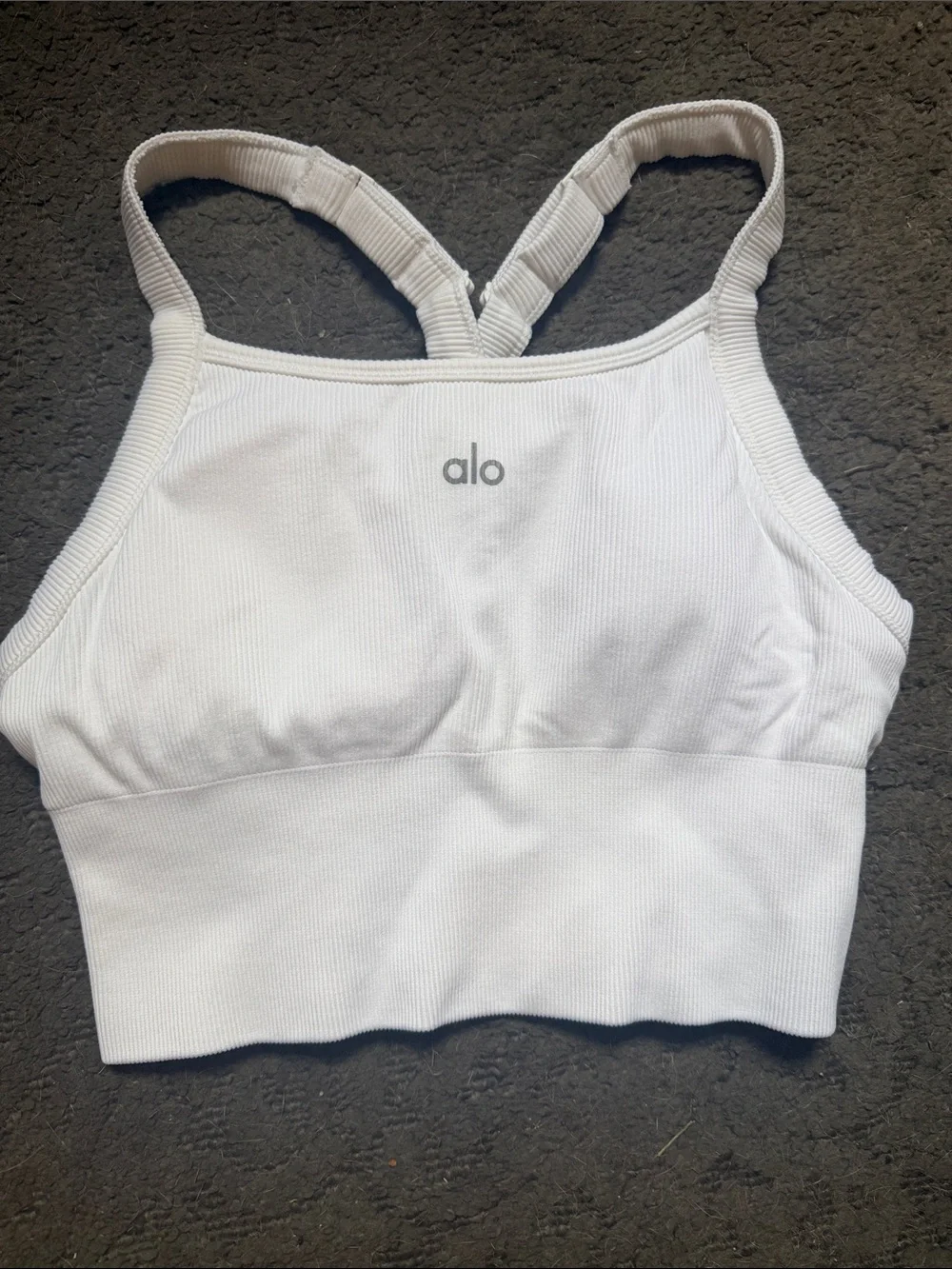 ALO Yoga Small Seamless Ribbed Favorite Bra Tank
